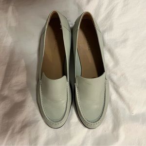 Everlane Seafoam Green Leather Loafers Size 9.5
